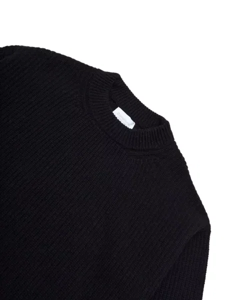 Pulover Diana Studio cu decolteu rotund negru