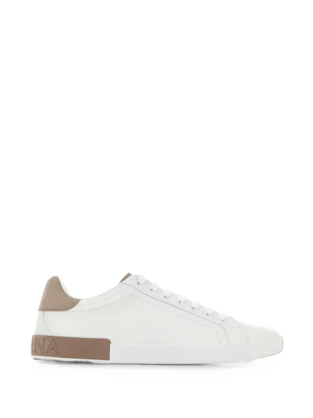 Sneakerși Dolce & Gabbana cu autograf alb