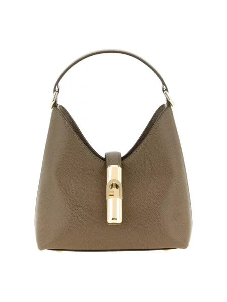 Torebka hobo Furla skórzana zielona
