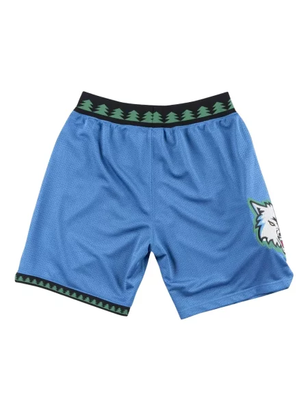 Pantaloni scurți Mitchell & Ness albastru