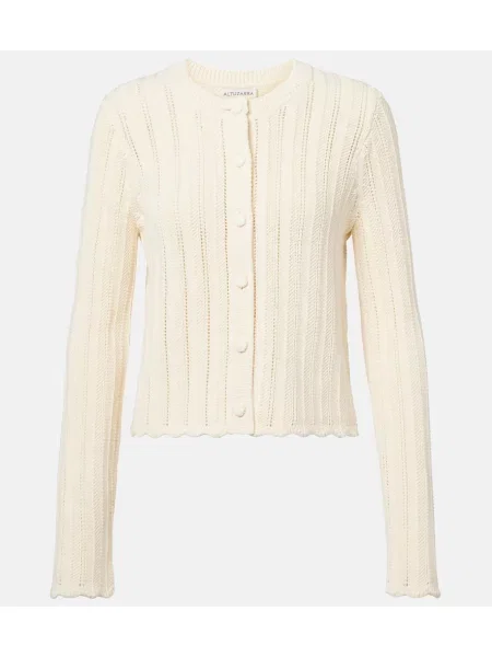 Cardigan Altuzarra alb