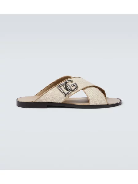 Usnjene sandali Dolce&gabbana