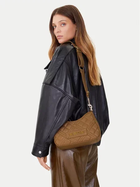 Geantă LOVE MOSCHINO Bej maro
