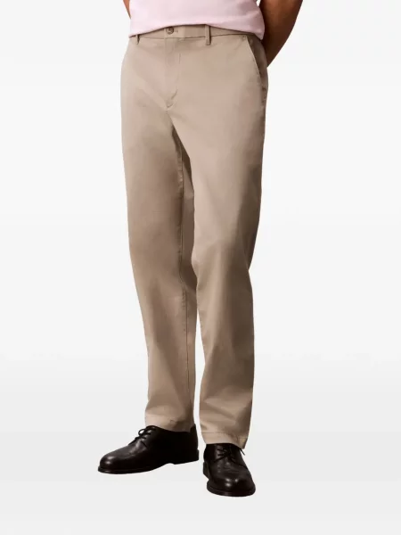 Pantaloni chino Calvin Klein cu autograf