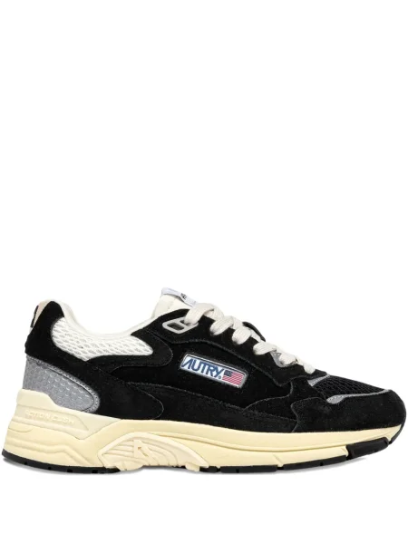 Sneakerși Autry din piele de căprioară negru