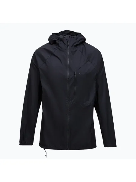Geacă de vânt pentru bărbați Peak Performance Freelight Wind black negru