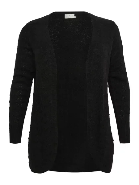 KAFFE CURVE Geacă tricotată Emana' negru