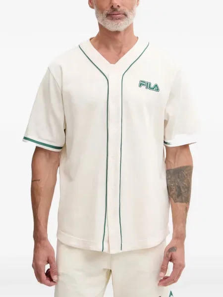 Cămașă Fila cu broderie alb