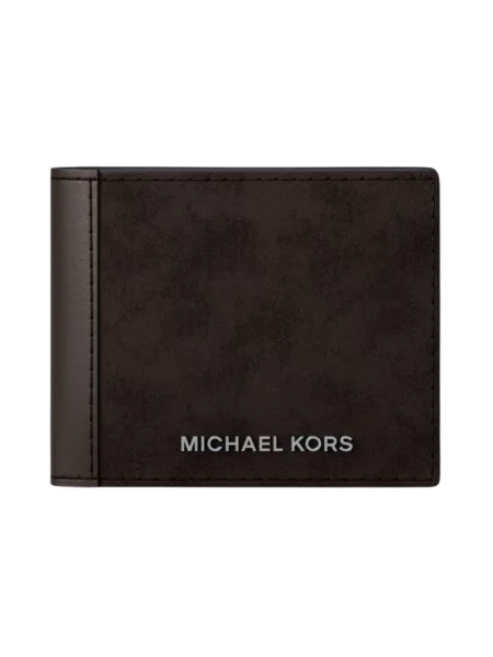 Portfel Michael Kors zamszowy brązowy