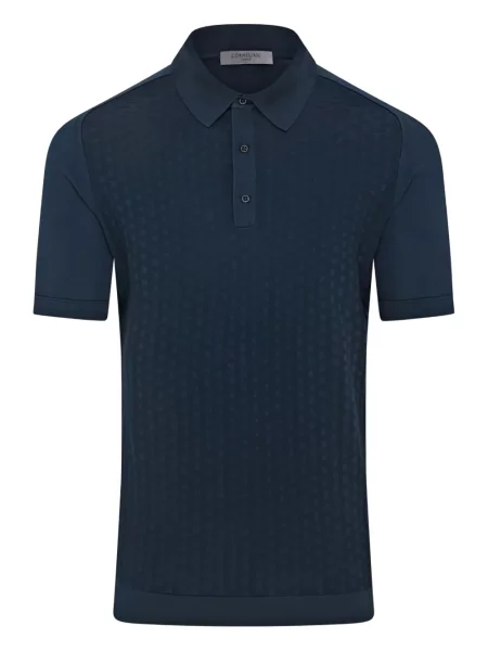 Polo Corneliani tricotate albastru