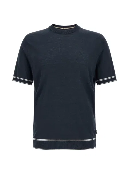 Scurt tricou Boss albastru