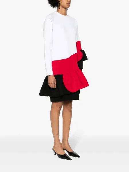 Cu peplum rochie Ioana Ciolacu alb