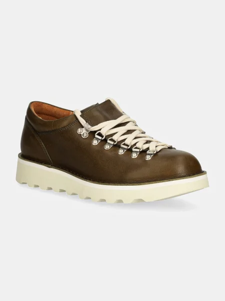 Fracap półbuty skórzane MAGNIFICO zielone
