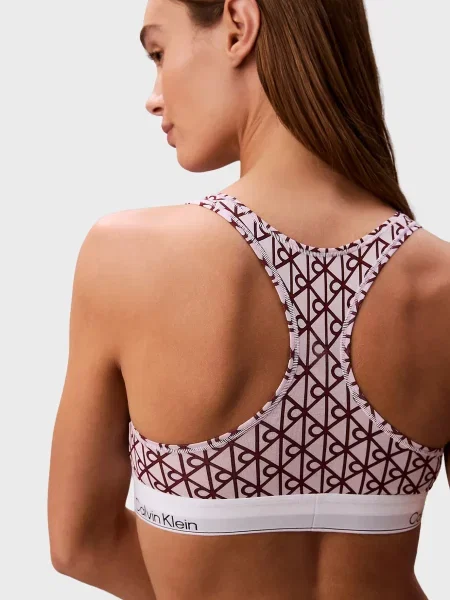 Без подкладки бюстгальтер Calvin Klein розовый
