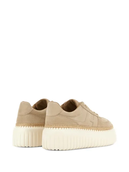 Sneakerși Hogan din piele de căprioară cu platformă