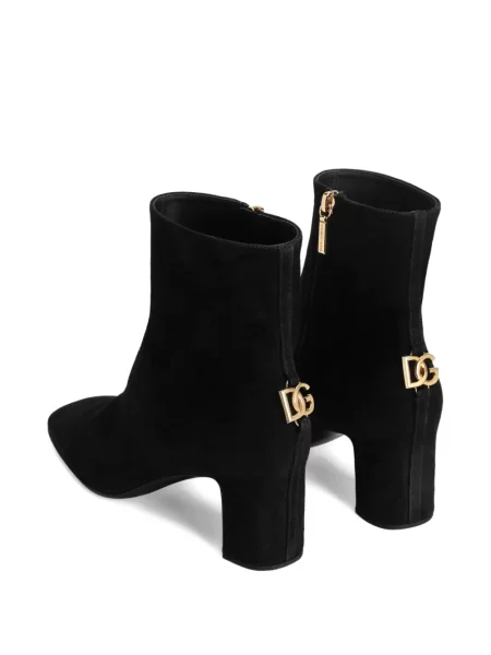 Botine Dolce & Gabbana din piele de căprioară negru