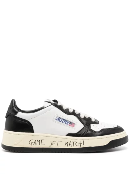 Sneakerși Autry din piele negru
