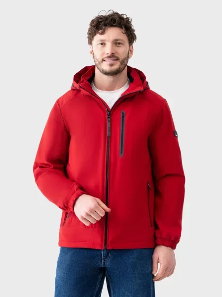 Демісезонна куртка AVECS червоний