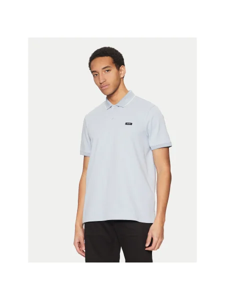Calvin Klein Pólóing Regular Fit kék