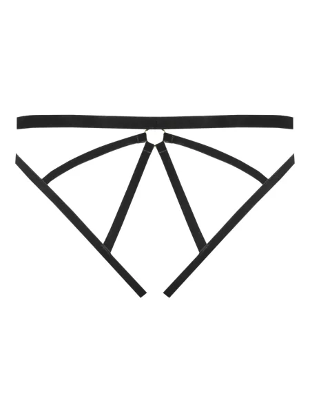 Chiloți Maison Close de catifea negru