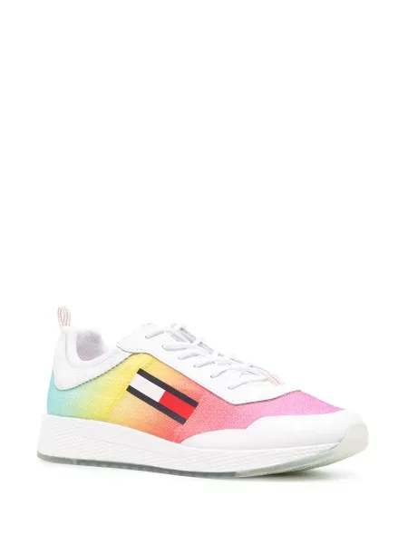 Sneakerși Tommy Hilfiger cu gradient roz