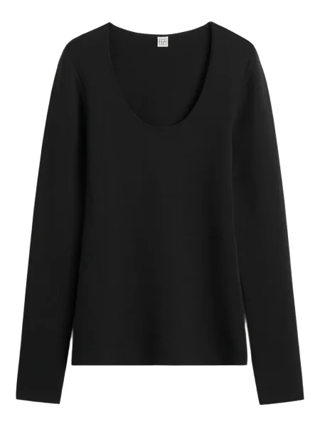 Top Toteme tricotate negru