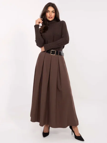 Maksi suknja Moda Italy crna