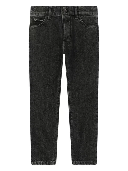 Jeansy skinny dziecięce Dolce And Gabbana czarne