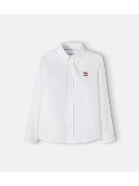 Gyerek ing Brunello Cucinelli fehér