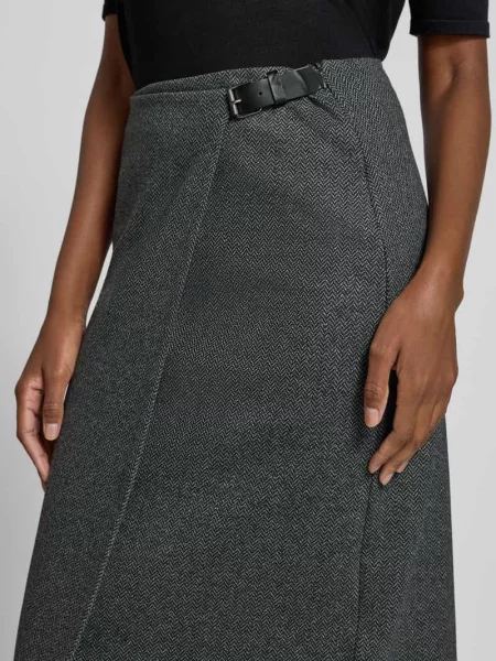 Spódnica midi z mieszanka bawełny i wełny model PETALI' Weekend Max Mara