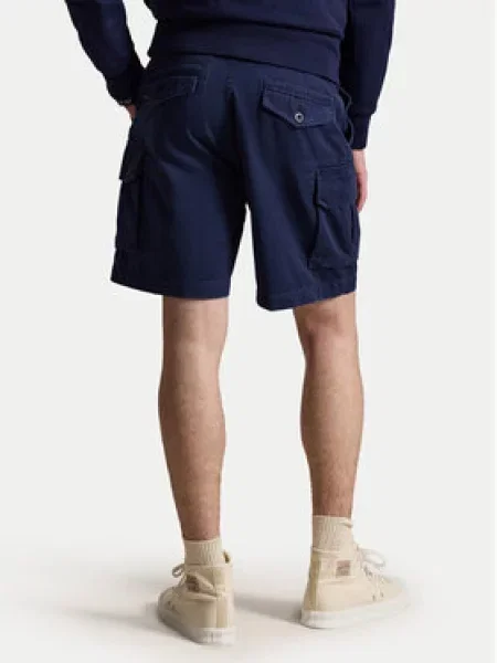 Polo Ralph Lauren Medžiaginiai šortai Tamsiai mėlyna
