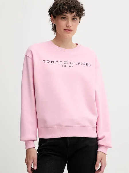 Суитчър Tommy Hilfiger с принт синьо