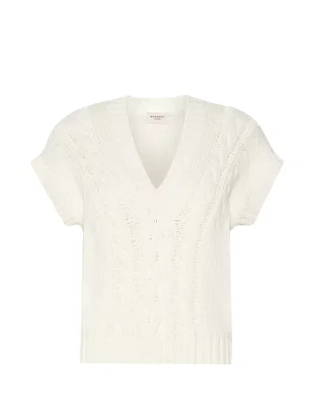Tricou Weekend Max Mara tricotate cu decolteu în V