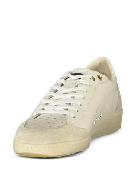 Fűzős bőr sneaker Blauer fehér