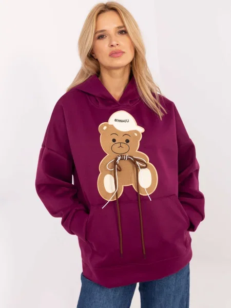 Hanorac Italy Moda violet