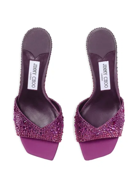Papuci tip mules Jimmy Choo violet