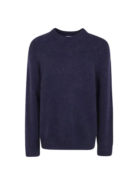 Sweter Les Deux wełniany niebieski