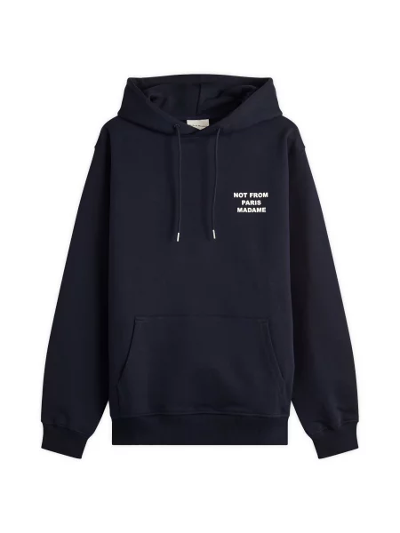 Bluza z kapturem Drole De Monsieur granatowa