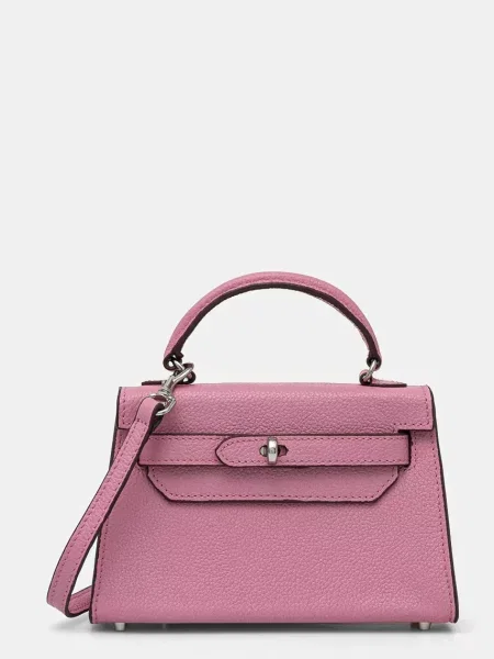 Silvian Heach geantă crossbody pentru femei din piele SANITA roz