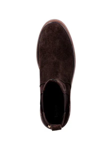 Botine chelsea Gant din piele de căprioară maro