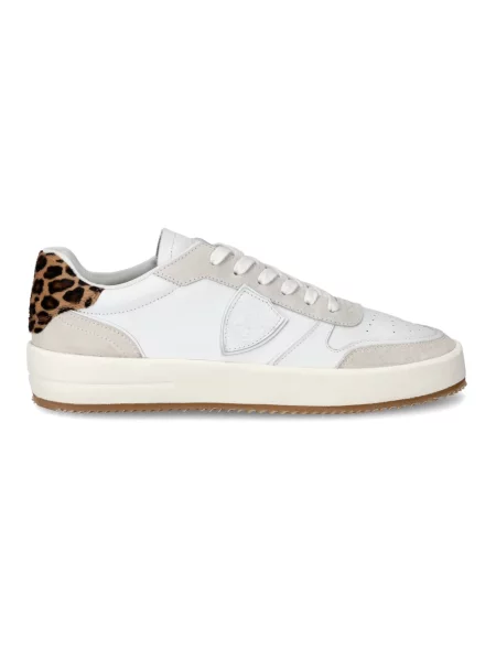 Sneakersy Philippe Model eleganckie do tenisa z autografem białe