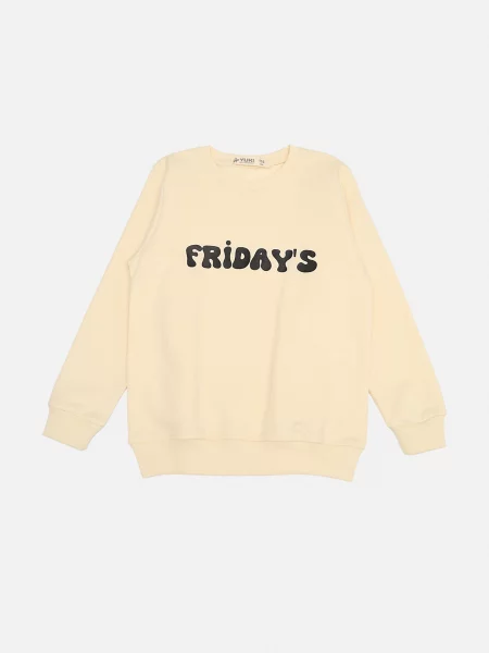 Дитячий Світшот YUKI молочний