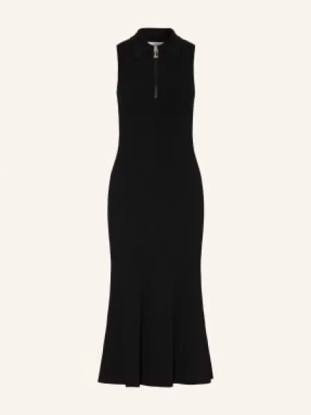 Victoria Beckham Sukienka Z Dzianiny schwarz czarna