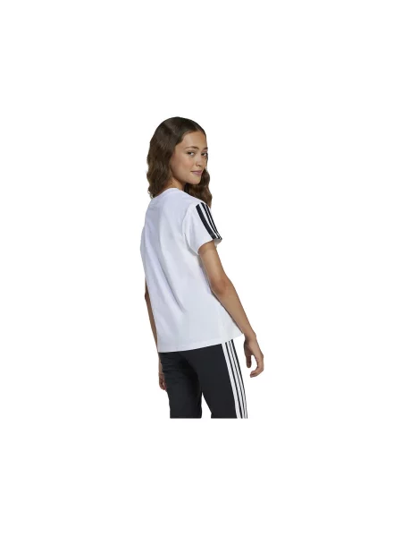 Scurt tricou Adidas cu mâneci scurte alb