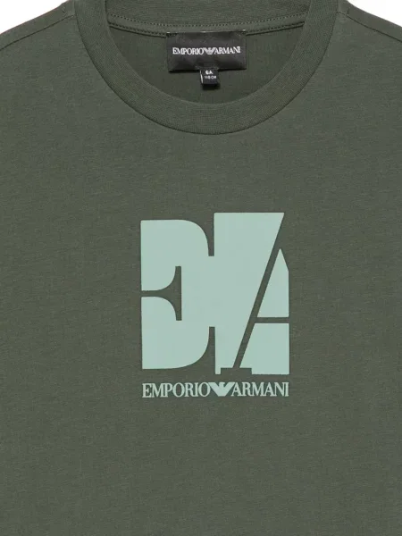Koszulka dziecięca Emporio Armani zielona