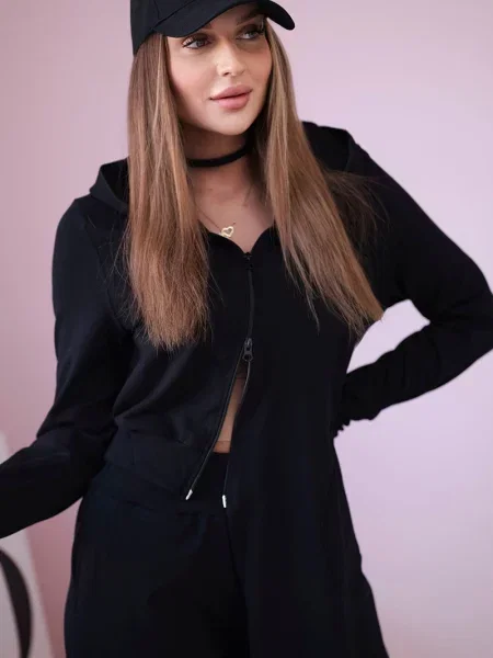 Długa bluza Kesi czarna