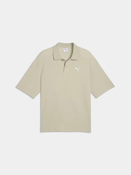 Поло Puma бежевое