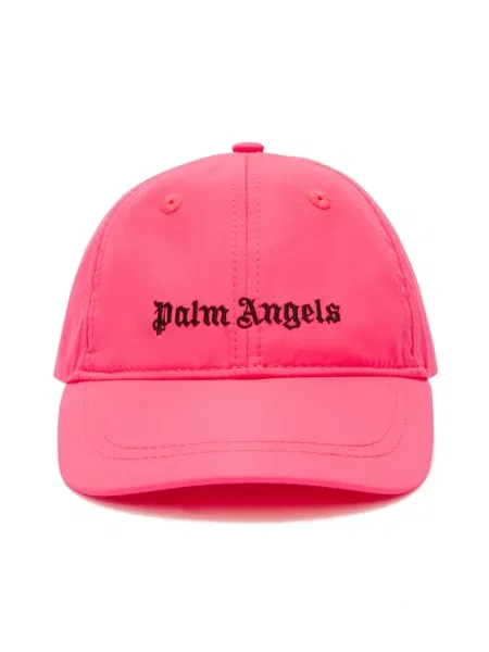 Czapka z daszkiem dziecięca Palm Angels różowa