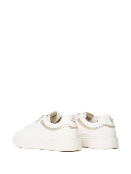 Sneakerși Twinset din piele alb