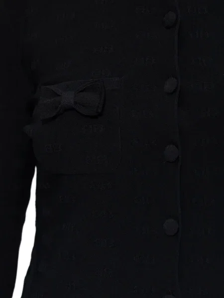 Cardigan Balenciaga cu funde negru